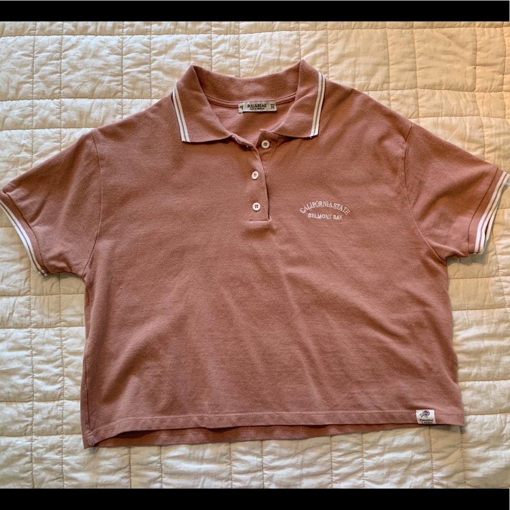 PULL&BEAR california state crop top